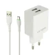 شارژر دیواری فست شارژ ONDA U30&Kit 2.4A + کابل Type-C