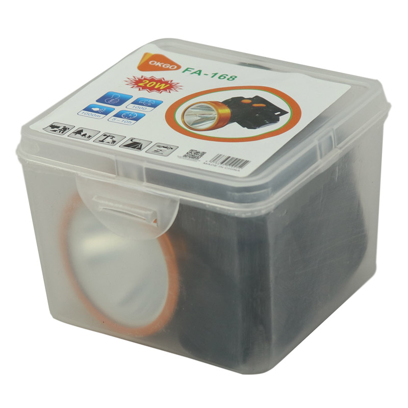 چراغ قوه پیشانی هدلایت شارژی Okgo FA-168