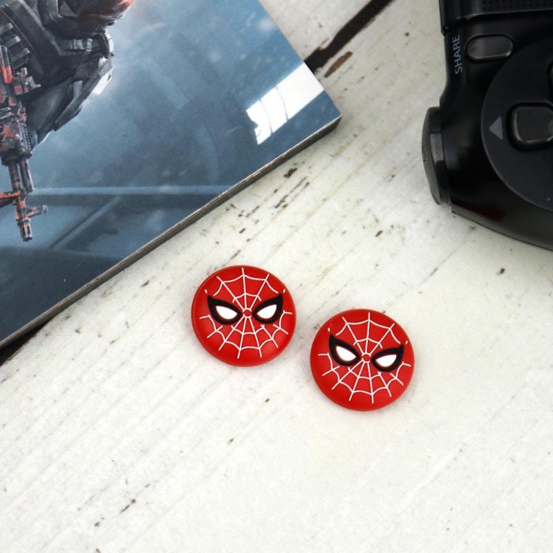 روکش آنالوگ دسته بازی Play Station/XBOX طرح Spider Man قرمز