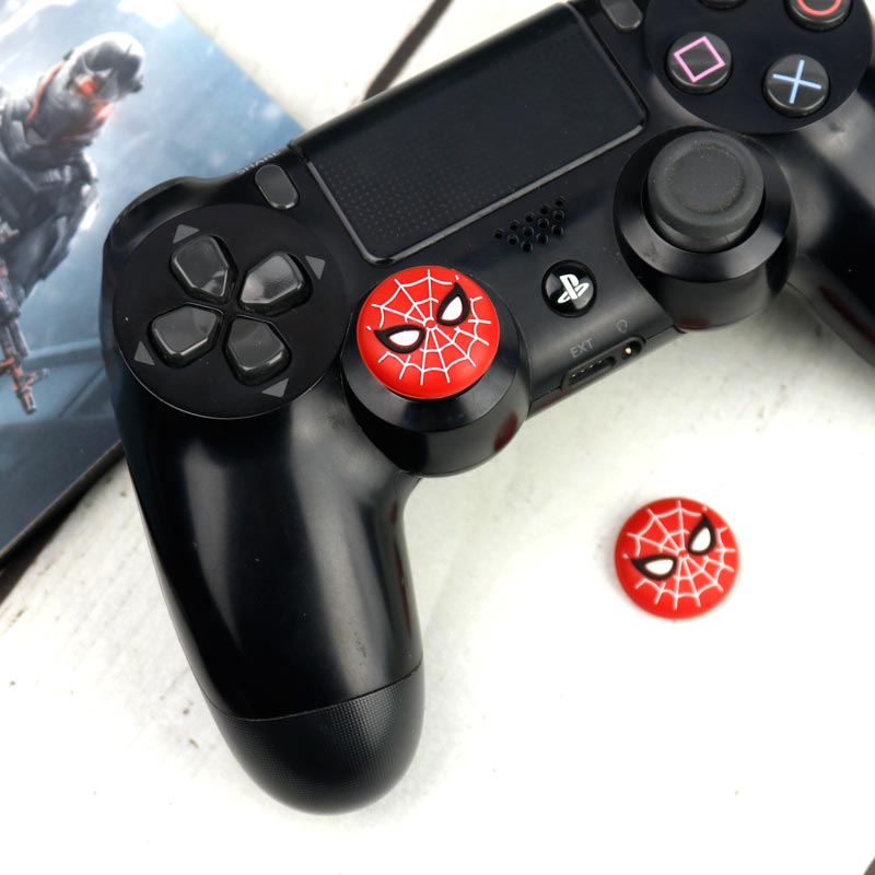 روکش آنالوگ دسته بازی Play Station/XBOX طرح Spider Man قرمز