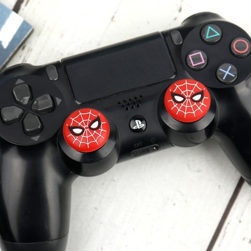 روکش آنالوگ دسته بازی Play Station/XBOX طرح Spider Man قرمز