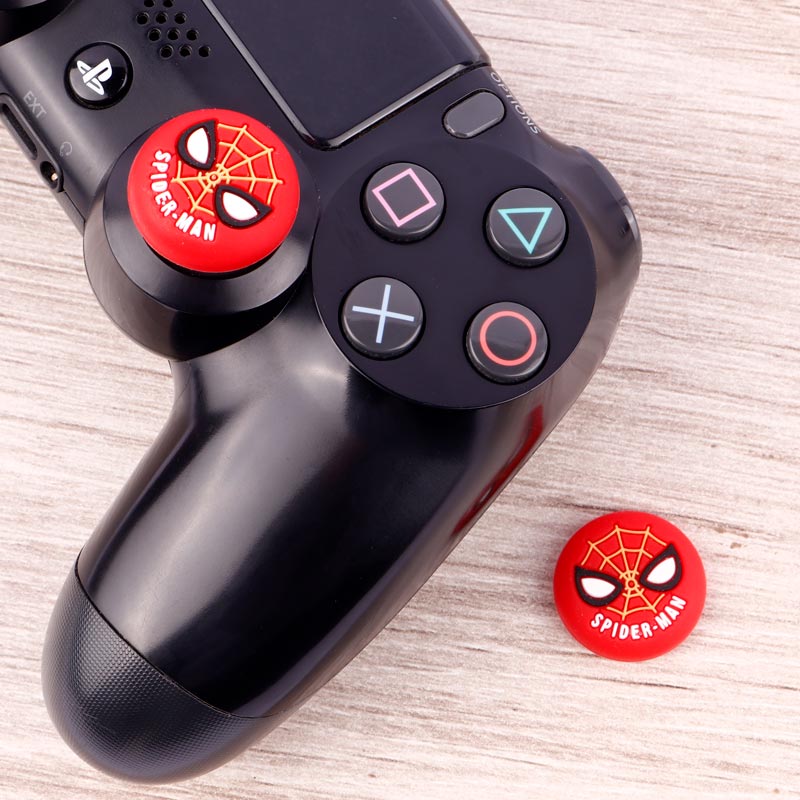 روکش آنالوگ دسته بازی Play Station/XBOX طرح Spider Man قرمز