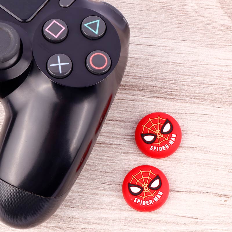 روکش آنالوگ دسته بازی Play Station/XBOX طرح Spider Man قرمز