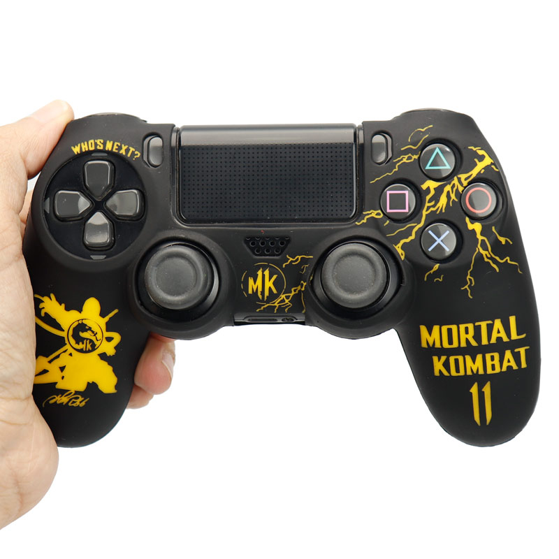 روکش دسته بازی PS4 طرح Mortal Kombat 11 زرد
