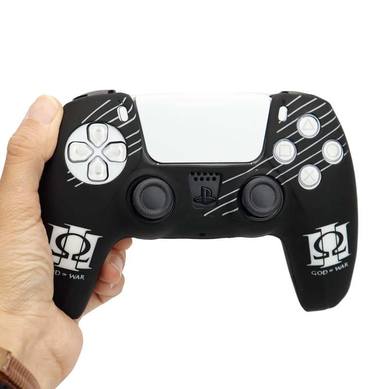 روکش دسته بازی PS5 طرح God Of War Logo زمینه مشکی