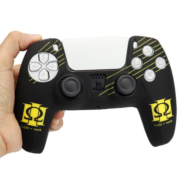 روکش دسته بازی PS5 طرح God Of War Logo زمینه مشکی