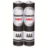 باتری دوتایی نیم قلمی Panasonic Neo R03NT/2S 1.5V AAA