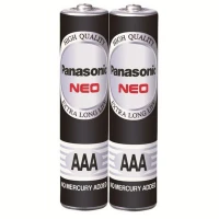 باتری دوتایی نیم قلمی Panasonic Neo R03NT/2S 1.5V AAA
