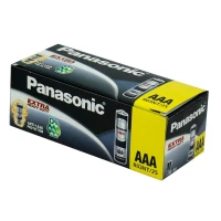 باتری دوتایی نیم قلمی Panasonic Neo R03NT/2S 1.5V AAA بسته 60 عددی