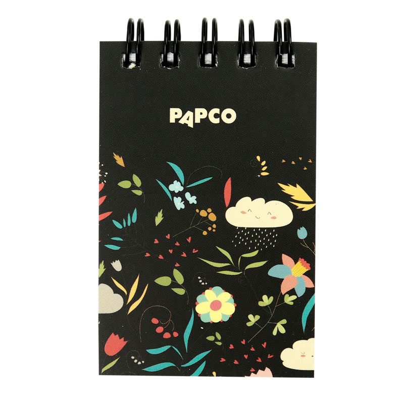 دفترچه یادداشت 80 برگ زمینه تیره پاپکو Papco NB-685 بالا بازشو