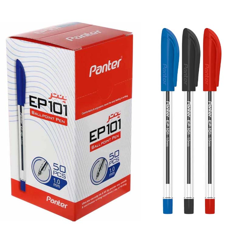 خودکار پنتر Panter EP101 نوک 1mm بسته 50 عددی