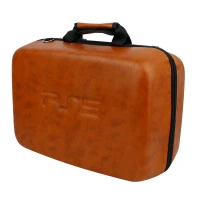 کیف کنسول بازی PS5 چرمی عسلی