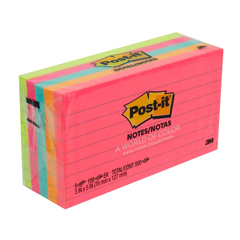 کاغذ یادداشت چسب دار Post-it Note 12.7*7.6cm بسته 5 عددی