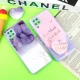 قاب رزینی PC سامسونگ Galaxy A12 پاپ سوکت دار محافظ لنزدار یاسی