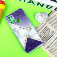 قاب رزینی PC سامسونگ  Galaxy A21s پاپ سوکت دار محافظ لنزدار یاسی