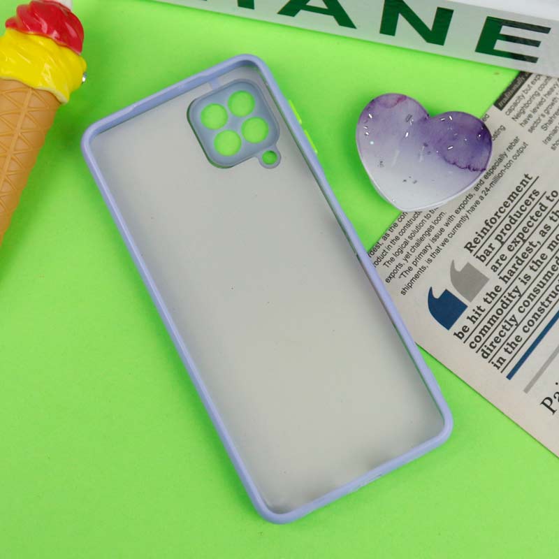 قاب رزینی PC سامسونگ Galaxy A22 4G پاپ سوکت دار محافظ لنزدار یاسی