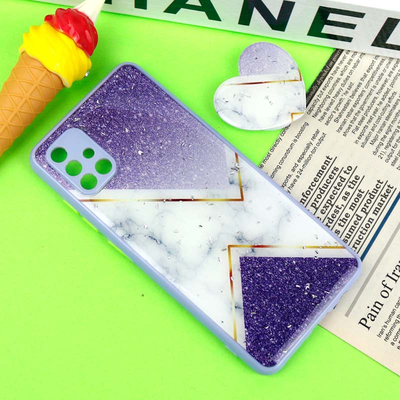 قاب رزینی PC سامسونگ Galaxy A51 پاپ سوکت دار محافظ لنزدار یاسی