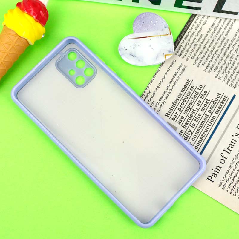 قاب رزینی PC سامسونگ Galaxy A51 پاپ سوکت دار محافظ لنزدار یاسی