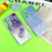 قاب رزینی PC سامسونگ Galaxy A52 / A52s پاپ سوکت دار محافظ لنزدار یاسی