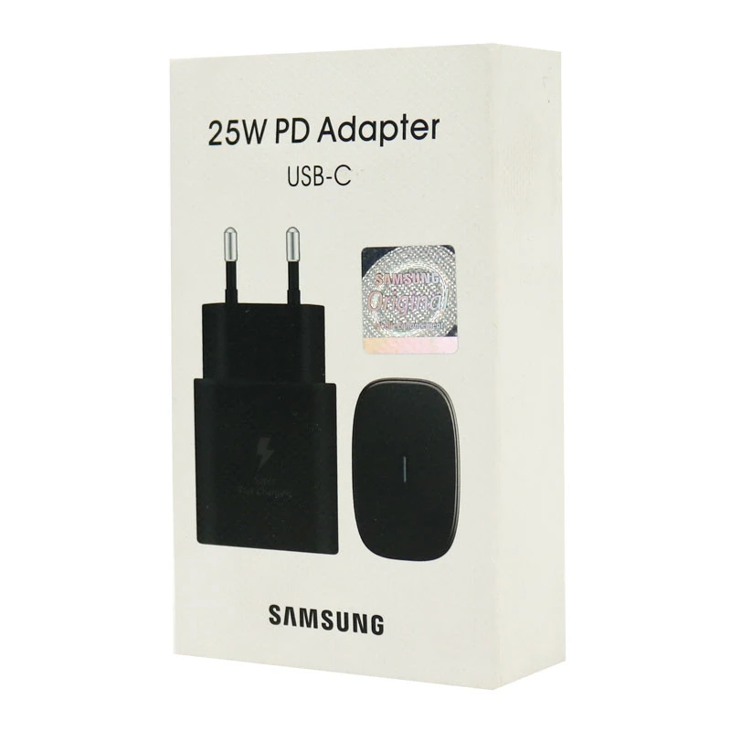 شارژر دیواری 25 وات سامسونگ اصلی EP-TA800 PD 3A