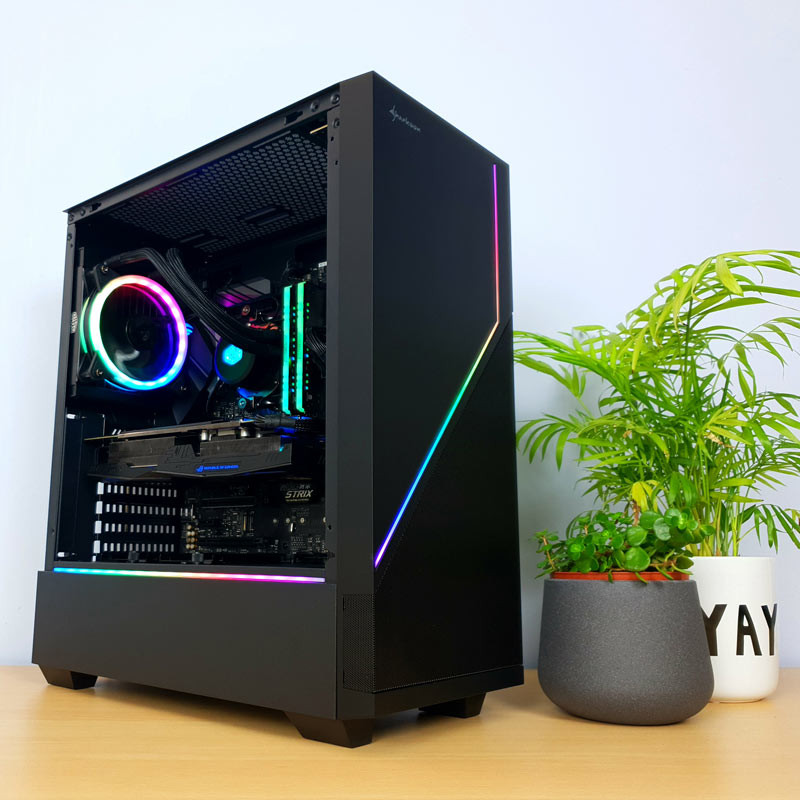 کیس کامپیوتر شارکون Sharkoon RGB FLOW