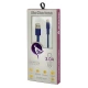 کابل آیفونی فست شارژ She Charisma Mehrnam QC3 3A 1.2m