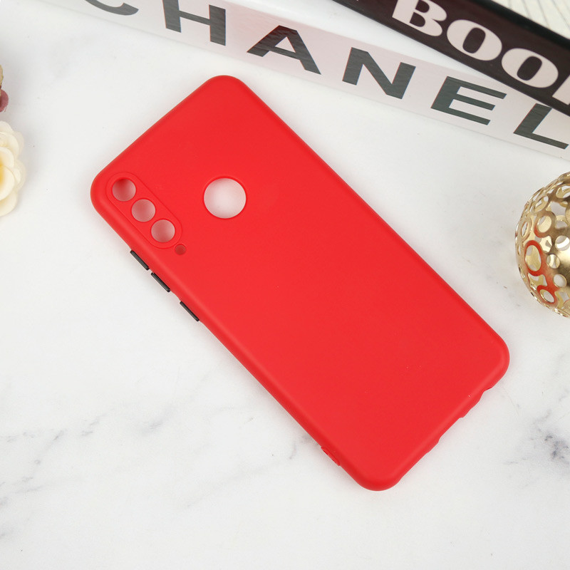 قاب محافظ لنزدار سیلیکونی دکمه رنگی Huawei Y6p