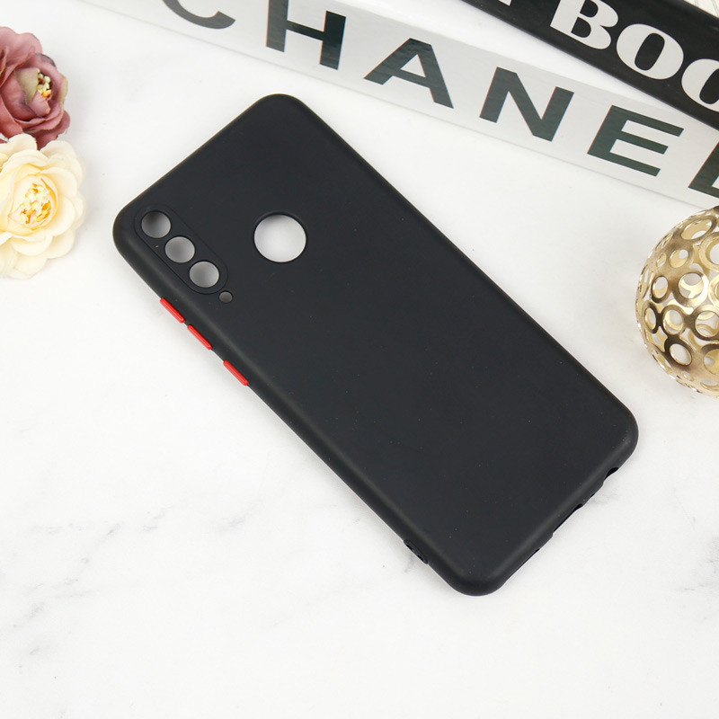 قاب محافظ لنزدار سیلیکونی دکمه رنگی Huawei Y6p