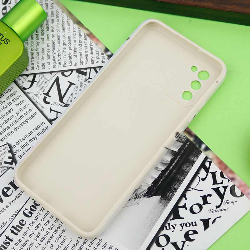 قاب سیلیکونی محافظ لنزدار طرح گل Samsung Galaxy A02s