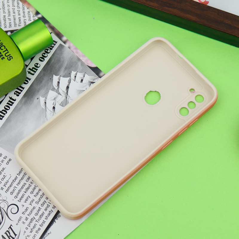 قاب سیلیکونی محافظ لنزدار طرح رنگین کمانی Samsung Galaxy A11