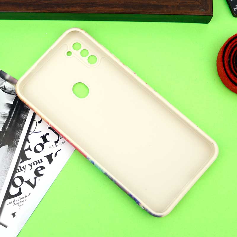 قاب سیلیکونی محافظ لنزدار طرح آبرنگی Samsung Galaxy A11