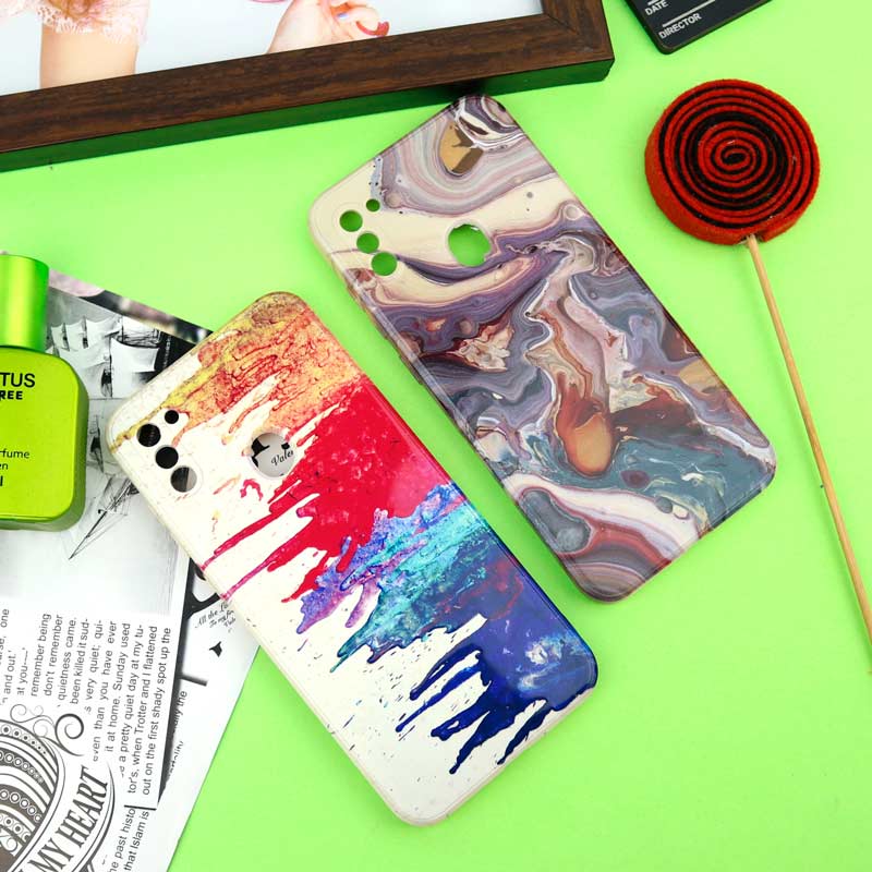 قاب سیلیکونی محافظ لنزدار طرح آبرنگی Samsung Galaxy A11