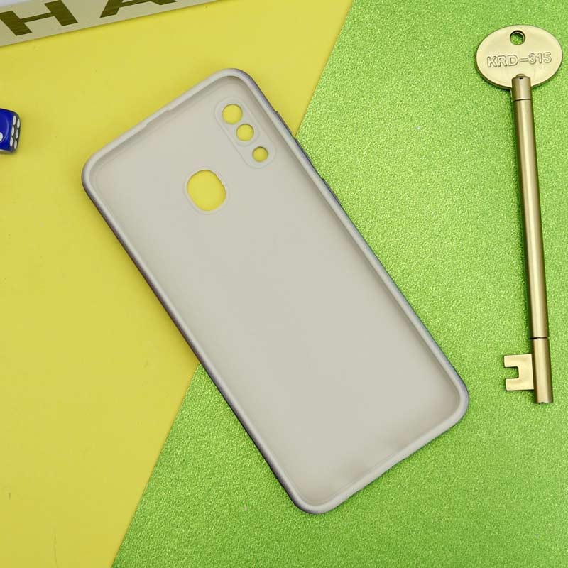 قاب سیلیکونی محافظ لنزدار طرح رنگین کمانی Samsung Galaxy A20/A30