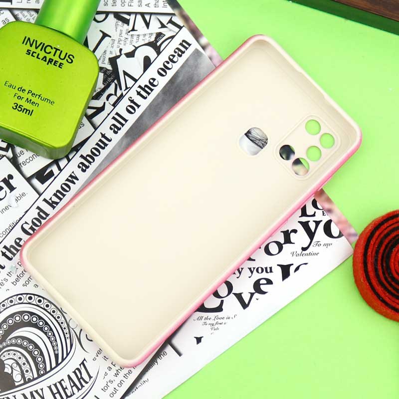 قاب سیلیکونی محافظ لنزدار طرح رنگین کمانی Samsung Galaxy A21s