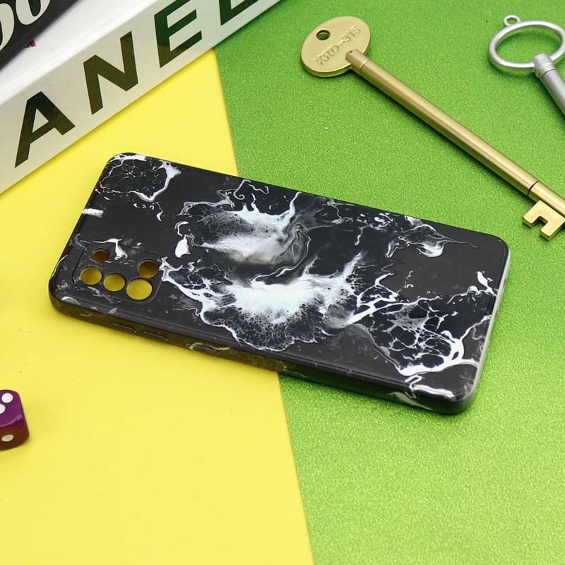قاب سیلیکونی محافظ لنزدار طرح آبرنگی Samsung Galaxy A31