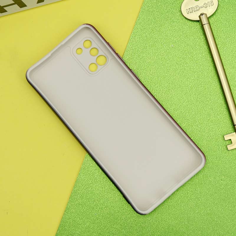 قاب سیلیکونی محافظ لنزدار طرح رنگین کمانی Samsung Galaxy A31