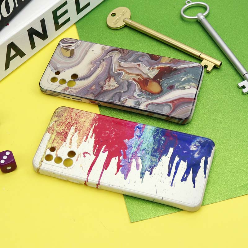 قاب سیلیکونی محافظ لنزدار طرح آبرنگی Samsung Galaxy A31