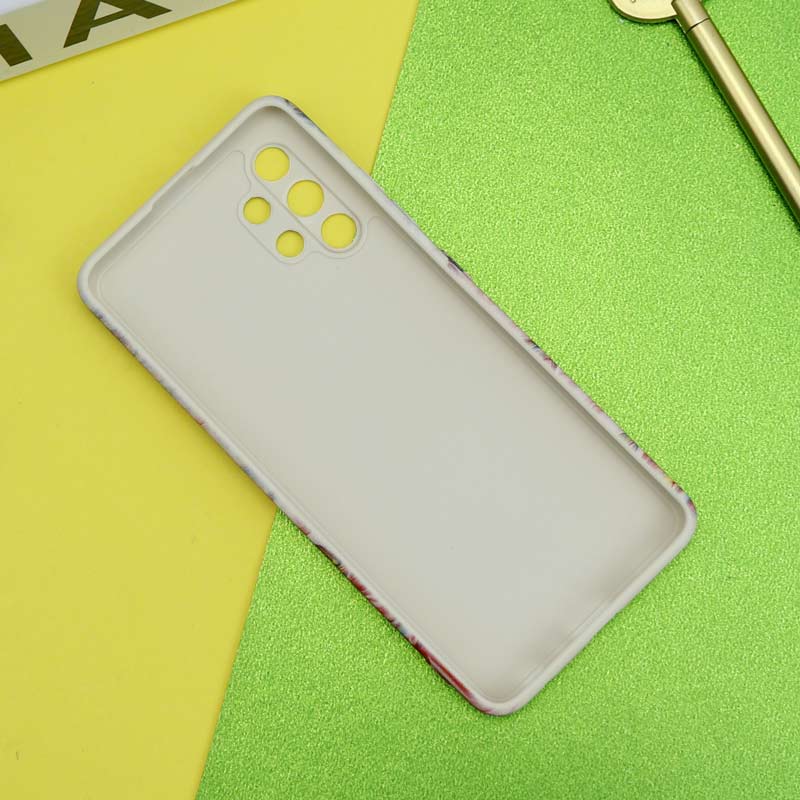 قاب سیلیکونی محافظ لنزدار طرح آبرنگی Samsung Galaxy A32 4G