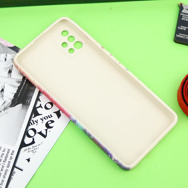 قاب سیلیکونی محافظ لنزدار طرح آبرنگی Samsung Galaxy A51