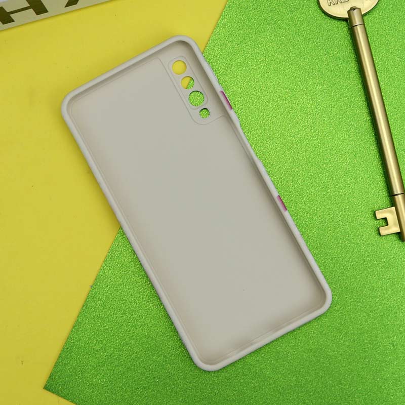 قاب سیلیکونی محافظ لنزدار طرح گل Samsung Galaxy A7 2018