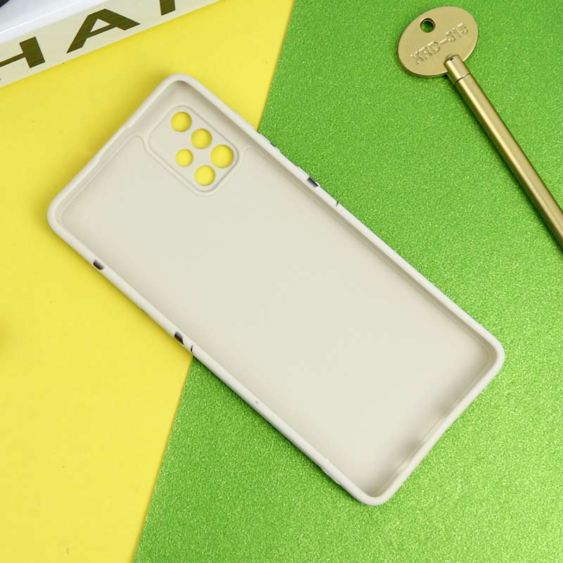 قاب سیلیکونی محافظ لنزدار طرح قلب Samsung Galaxy A71