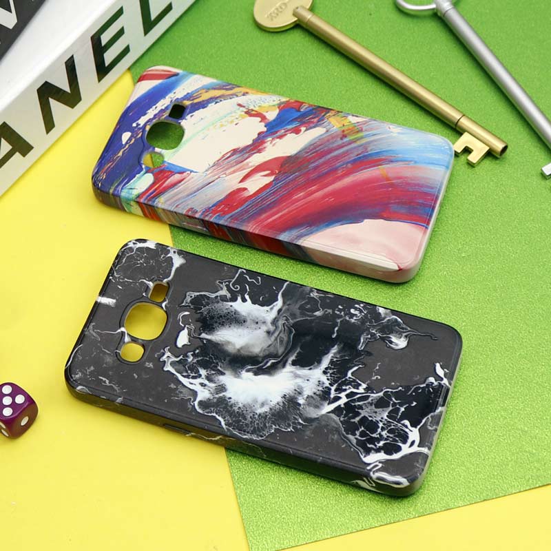 قاب سیلیکونی محافظ لنزدار طرح آبرنگی Samsung Galaxy J2 Prime