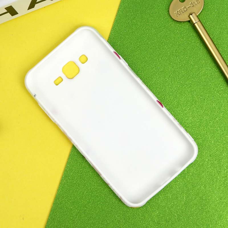 قاب سیلیکونی محافظ لنزدار طرح گل Samsung Galaxy J7