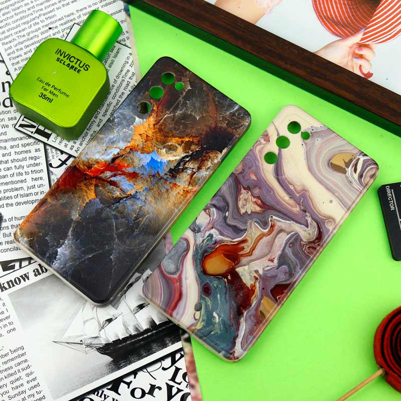 قاب سیلیکونی محافظ لنزدار طرح آبرنگی Samsung Galaxy S20 FE