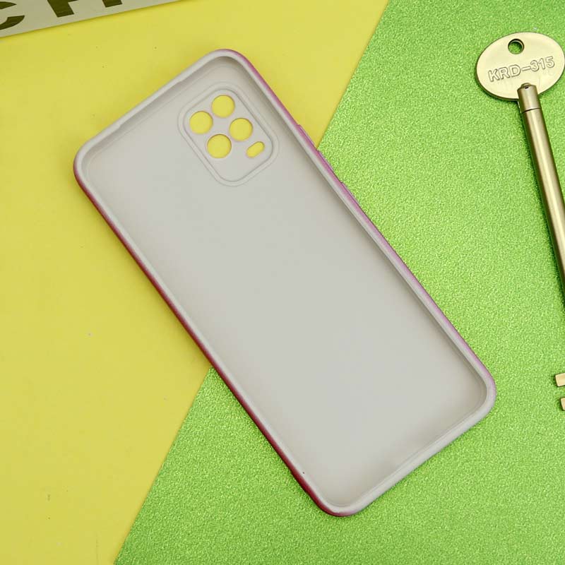 قاب سیلیکونی محافظ لنزدار طرح رنگین کمانی Xiaomi Mi 10 Lite