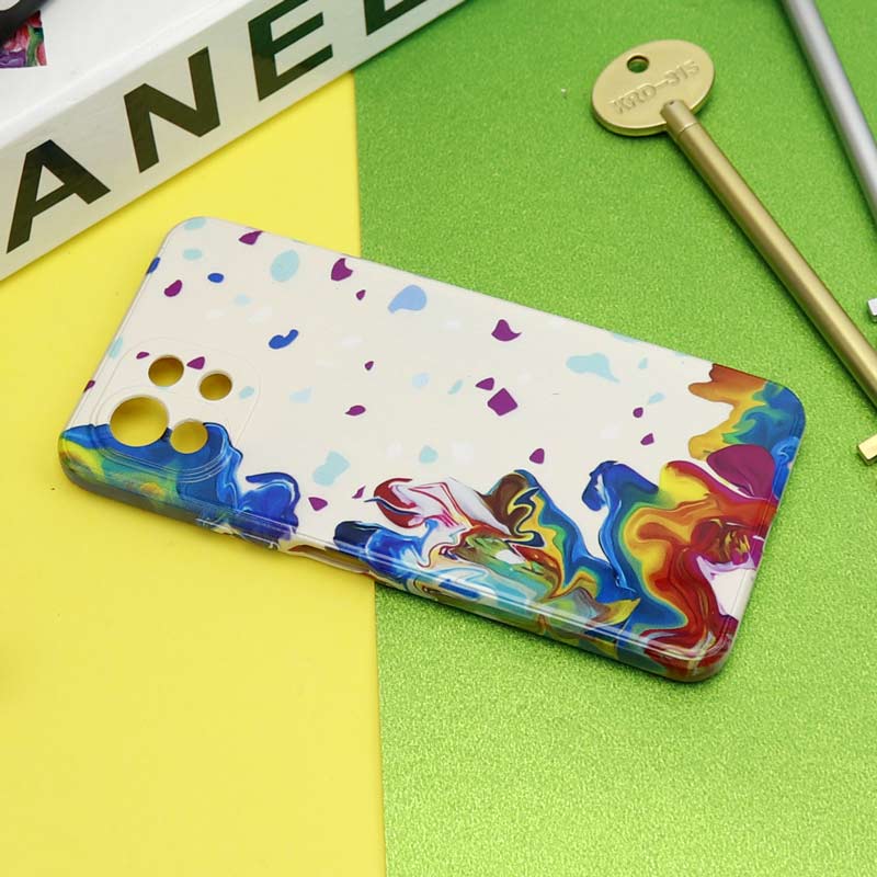 قاب سیلیکونی محافظ لنزدار طرح آبرنگی Xiaomi Mi 11 Lite