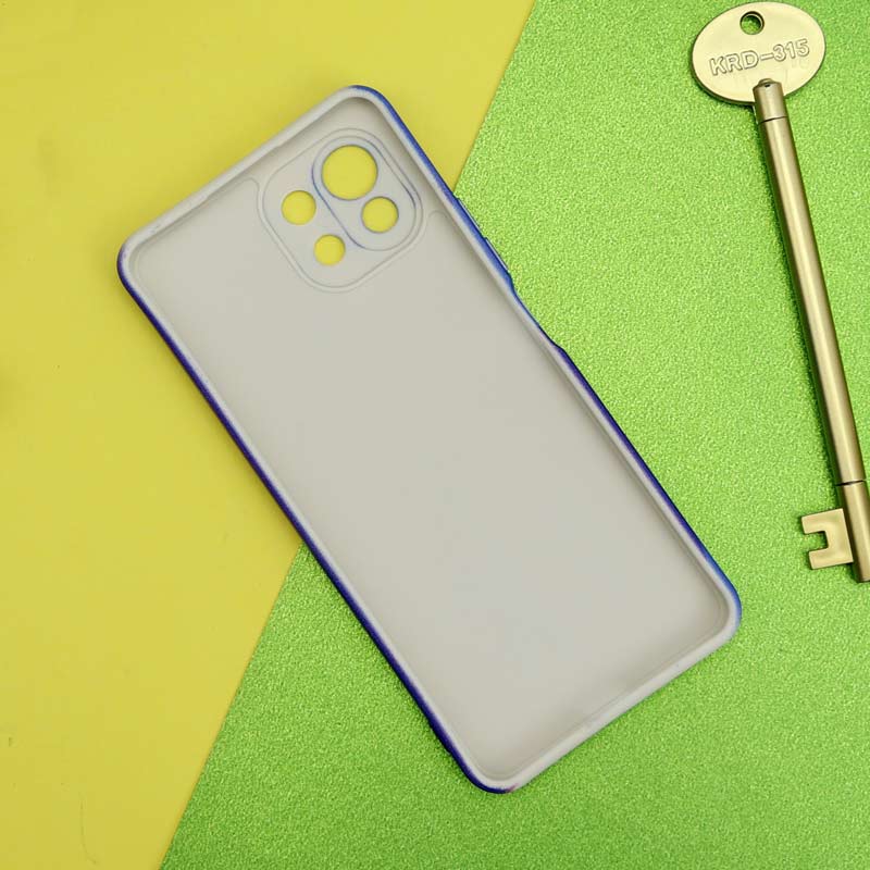 قاب سیلیکونی محافظ لنزدار طرح رنگین کمانی Xiaomi Mi 11 Lite