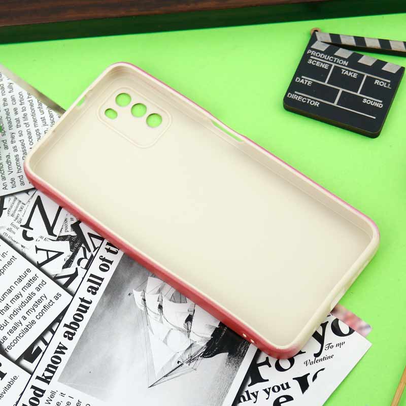 قاب سیلیکونی محافظ لنزدار طرح رنگین کمانی Xiaomi Poco M3