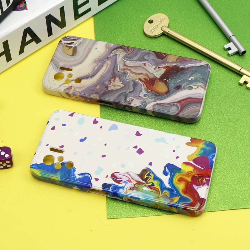 قاب سیلیکونی محافظ لنزدار طرح آبرنگی Xiaomi Redmi Note 10