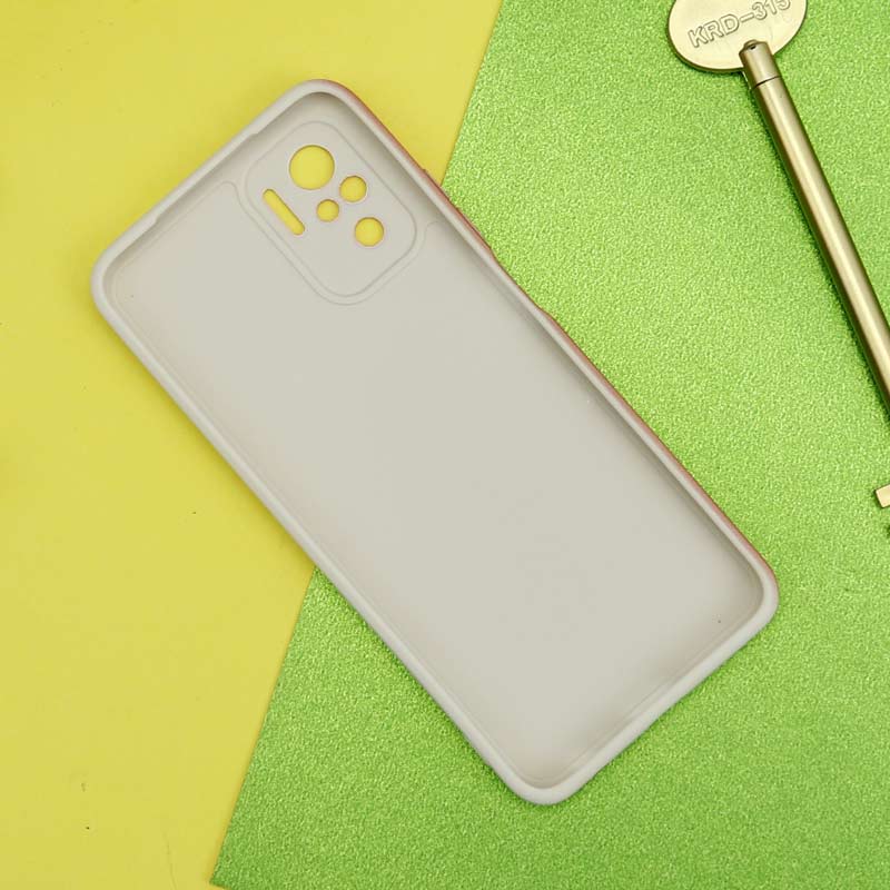قاب سیلیکونی محافظ لنزدار طرح رنگین کمانی Xiaomi Redmi Note 10